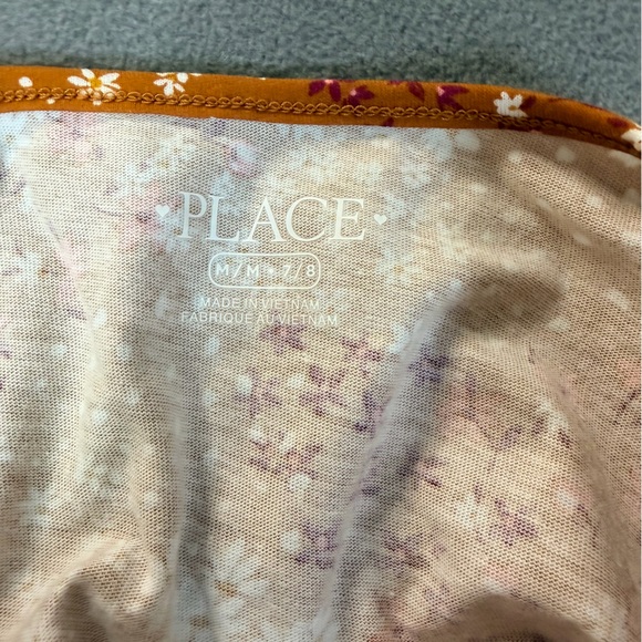The Children's Place Floral Long Sleeve Dress- Size Medium 7/8- NWT - Picture 4 of 5